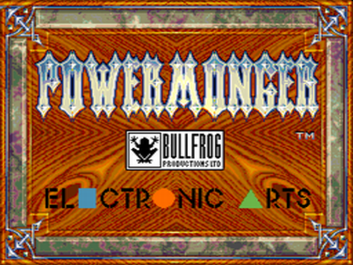 Powermonger title screen for Sega CD